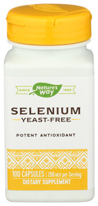 Nature's Way, Selenium Yeast Free 200 Mcg, 1 Each, 100 Cap Nature's Way, Selenium Yeast Free 200 Mcg, 1 Each, 100 Cap