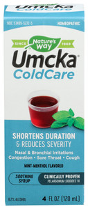 Nature's Way, Umcka Cold Care Mint-menthol, 1 Each, 4 Oz Nature's Way, Umcka Cold Care Mint-menthol, 1 Each, 4 Oz