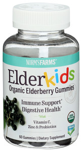 Norms Farms, Organic Elderberry Kids Gummies, 1 Each, 60 Ct Norms Farms, Organic Elderberry Kids Gummies, 1 Each, 60 Ct