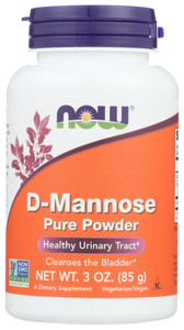 Now Foods, D-mannose Pure Powder Healthy Urinary Tract Dietary Supplement Bottle, 1 Each, 3 Oz Now Foods, D-mannose Pure Powder Healthy Urinary Tract Dietary Supplement Bottle, 1 Each, 3 Oz