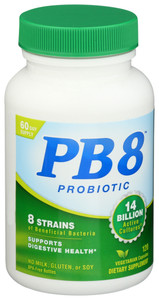 Nutrition Now, Pb 8 Probiotic Vegetarian Formula Dietary Supplement, 1 Each, 120 Vcap Nutrition Now, Pb 8 Probiotic Vegetarian Formula Dietary Supplement, 1 Each, 120 Vcap