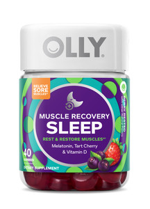 Olly, Muscle Recovery Sleep Supplement Gummies, Case Of 1, 40 Ct Olly, Muscle Recovery Sleep Supplement Gummies, Case Of 1, 40 Ct