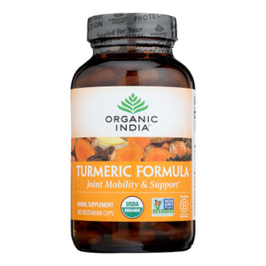 Organic India, Organic Turmeric Formula Herbal Supplement, 1 Each, 180 Vcap Organic India, Organic Turmeric Formula Herbal Supplement, 1 Each, 180 Vcap
