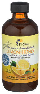 Pacific Resources Int., Manuka Cough Elixir Lemon & Honey, 1 Each, 8 Fl Oz Pacific Resources Int., Manuka Cough Elixir Lemon & Honey, 1 Each, 8 Fl Oz