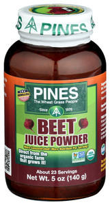 Pines, Int`l, Organic Beet Juice Powder, 1 Each, 5 Oz Pines, Int`l, Organic Beet Juice Powder, 1 Each, 5 Oz