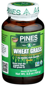 Pines, Int`l, Organic Wheat Grass Powder, 1 Each, 3.5 Oz Pines, Int`l, Organic Wheat Grass Powder, 1 Each, 3.5 Oz