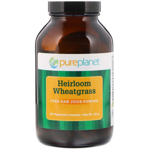 Pure Planet, Heirloom Wheatgrass Vegetarian Capsules, 1 Each, 240 Cap Pure Planet, Heirloom Wheatgrass Vegetarian Capsules, 1 Each, 240 Cap