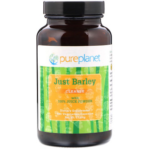 Pure Planet, Just Barley Vegetarian Capsules, 1 Each, 180 Cap Pure Planet, Just Barley Vegetarian Capsules, 1 Each, 180 Cap