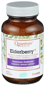 Quantum Health, Elderberry Lozenges Raspberry Enges, 1 Each, 36 Ct Quantum Health, Elderberry Lozenges Raspberry Enges, 1 Each, 36 Ct
