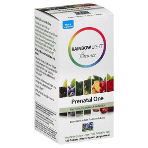 Rainbow Light, Prenatal One Multivitamin Supplement, 1 Each, 120 Tab Rainbow Light, Prenatal One Multivitamin Supplement, 1 Each, 120 Tab