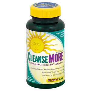 Renew Life, Cleanse More, 1 Each, 60 Cap Renew Life, Cleanse More, 1 Each, 60 Cap