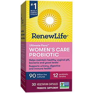 Renew Life, Ultimate Flora Women's Care Probiotic Supplement, Case Of 6, 30 Vcap Renew Life, Ultimate Flora Women's Care Probiotic Supplement, Case Of 6, 30 Vcap