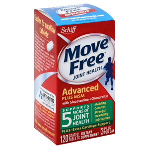 Schiff Vitamins, Move Free Advanced Plus Msm, 1 Each, 120 Ct Schiff Vitamins, Move Free Advanced Plus Msm, 1 Each, 120 Ct