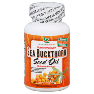 Seabuck Wonders, Sea Buckthorn Seed Oil, 1 Each, 60 Sgel Seabuck Wonders, Sea Buckthorn Seed Oil, 1 Each, 60 Sgel