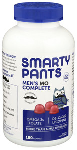 Smartypants, Men's Complete Multivitamin Gummies, 1 Each, 180 Ct Smartypants, Men's Complete Multivitamin Gummies, 1 Each, 180 Ct