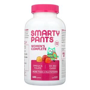 Smartypants, Women's Complete Multivitamin Gummies, 1 Each, 180 Ct Smartypants, Women's Complete Multivitamin Gummies, 1 Each, 180 Ct