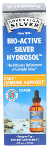 Sovereign Silver, Immune Support Dropper, 1 Each, 2 Oz Sovereign Silver, Immune Support Dropper, 1 Each, 2 Oz