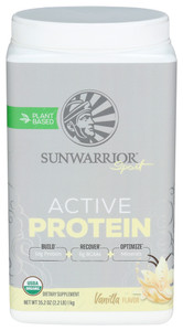 Sun Warrior, Active Protein Vanilla, Case Of 1, 2.2 Lb Sun Warrior, Active Protein Vanilla, Case Of 1, 2.2 Lb