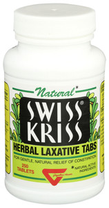 Swiss Kriss, Herbal Laxative Tabs, 1 Each, 250 Tab Swiss Kriss, Herbal Laxative Tabs, 1 Each, 250 Tab