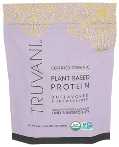 Truvani, Organic Protein Powder Unflavored Plant Based, Case Of1, 19.75 Oz Truvani, Organic Protein Powder Unflavored Plant Based, Case Of1, 19.75 Oz