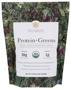 Truvani, Protein Powder Greens, 1 Each, 12.59 Oz Truvani, Protein Powder Greens, 1 Each, 12.59 Oz