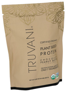 Truvani, Plant-based Protein Powder, Chocolate Peanut Butter, Usda Certified Organic, Protein Powder Truvani, Plant-based Protein Powder, Chocolate Peanut Butter, Usda Certified Organic, Protein Powder