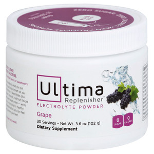 Ultima Replenisher, Grape Electrolyte Powder, 1 Each, 3.6 Oz Ultima Replenisher, Grape Electrolyte Powder, 1 Each, 3.6 Oz