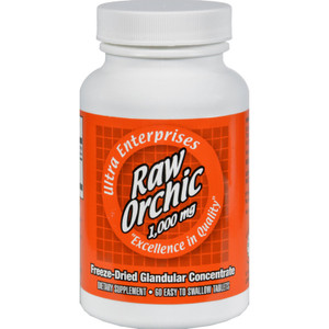 Ultra Glandulars, Ultra Raw Orchic 1000 Mg, 1 Each, 60 Tab