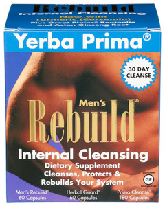 Yerba Prima, Men's Rebuild Internal Cleansing Kit Dietary Supplement, 1 Each, Ct Yerba Prima, Men's Rebuild Internal Cleansing Kit Dietary Supplement, 1 Each, Ct