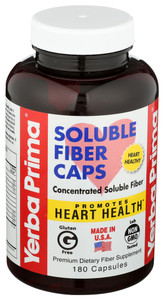 Yerba Prima, Soluble Fiber Capsules, 1 Each, 180 Cap Yerba Prima, Soluble Fiber Capsules, 1 Each, 180 Cap