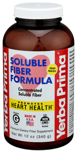 Yerba Prima, Soluble Fiber Formula, 1 Each, 12 Oz Yerba Prima, Soluble Fiber Formula, 1 Each, 12 Oz