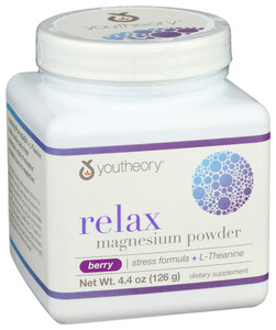 Youtheory, Magnesium Relax Powder, 1 Each, 4.4 Oz Youtheory, Magnesium Relax Powder, 1 Each, 4.4 Oz