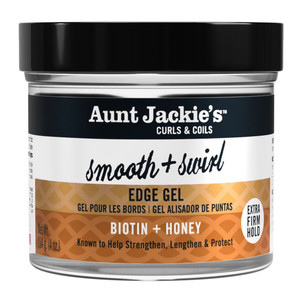 Aunt Jackie's Smooth + Swirl Edge Gel with Extra Firm Hold, 4 Oz Aunt Jackie's Smooth + Swirl Edge Gel with Extra Firm Hold, 4 Oz