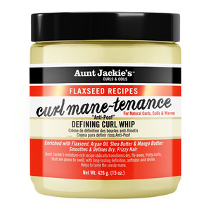 Aunt Jackie's Curl Mane Tenance Anti-Poof Defining Curl Whip, 15 Oz