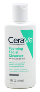 Cerave Foaming Facial Cleanser Oil Control 3Oz Cerave Foaming Facial Cleanser Oil Control 3Oz