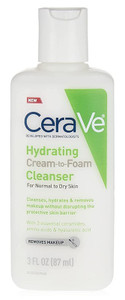 Cerave Hydrating Cleanser Cream-To-Foam Normal-Dry 3Oz Cerave Hydrating Cleanser Cream-To-Foam Normal-Dry 3Oz