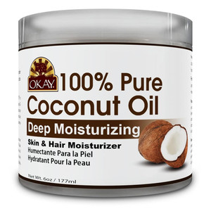 100 Percent Pure Coconut Oil, Deep Moisturizing For Hair And Skin, Okay, 6 Oz 100 Percent Pure Coconut Oil, Deep Moisturizing For Hair And Skin, Okay, 6 Oz