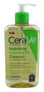 Cerave Hydrating Cleanser Foaming Oil Dry Skin 12Oz Cerave Hydrating Cleanser Foaming Oil Dry Skin 12Oz