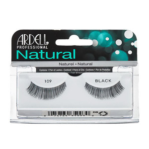 Ardell Natural Lashes, 109 Black, Classic Everyday Style, 1 Pair