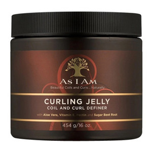 As I Am Curling Jelly, Curl and Coil Hair Definer for Frizz-Free Styling, 16 oz As I Am Curling Jelly, Curl and Coil Hair Definer for Frizz-Free Styling, 16 oz