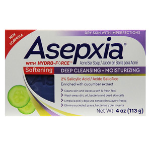 Asepxia Softening Acne Soap Deep Clean & Hydrate, 4 Oz Asepxia Softening Acne Soap Deep Clean & Hydrate, 4 Oz