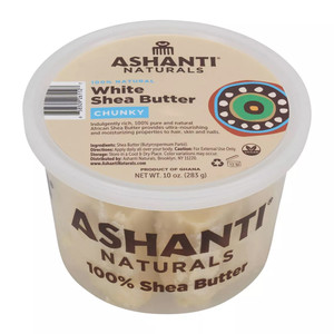 Ashanti Naturals Chunky Shea Butter Ultra-Rich Hair & Body Treatment Fragrance Free, 10 Oz