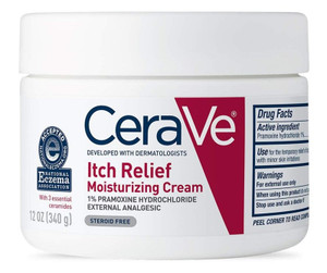 Cerave Itch Relief Cream Moisturizing 12Oz Jar Cerave Itch Relief Cream Moisturizing 12Oz Jar