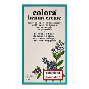 Colora Henna Creme Gold Blond Hair Color & Conditioner, 2 Oz