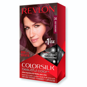 Revlon Colorsilk Permanent Hair Color Ammonia-Free Deep Burgundy #34, 1 Ea Revlon Colorsilk Permanent Hair Color Ammonia-Free Deep Burgundy #34, 1 Ea