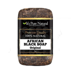 Its Pure Natural African Black Soap Bar, Nourishing & Cleansing, 5 Oz Its Pure Natural African Black Soap Bar, Nourishing & Cleansing, 5 Oz