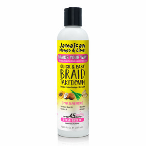 Jamaican Mango and Lime Quick and Easy Braid Takedown, Effortless Removal & Refresh, 8 Oz