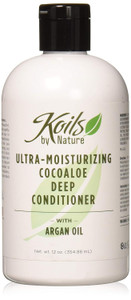 Koils By Nature Ultra Moisturizing CocoAloe Deep Conditioner Argan Oil Strengthen Restore, 12 oz Koils By Nature Ultra Moisturizing CocoAloe Deep Conditioner Argan Oil Strengthen Restore, 12 oz