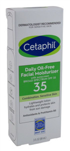 Cetaphil Daily Facial Moisturizr Oil-Free Spf#35 3Oz