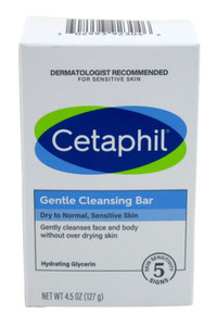 Cetaphil Gentle Cleansing Bar 4.5Oz Cetaphil Gentle Cleansing Bar 4.5Oz